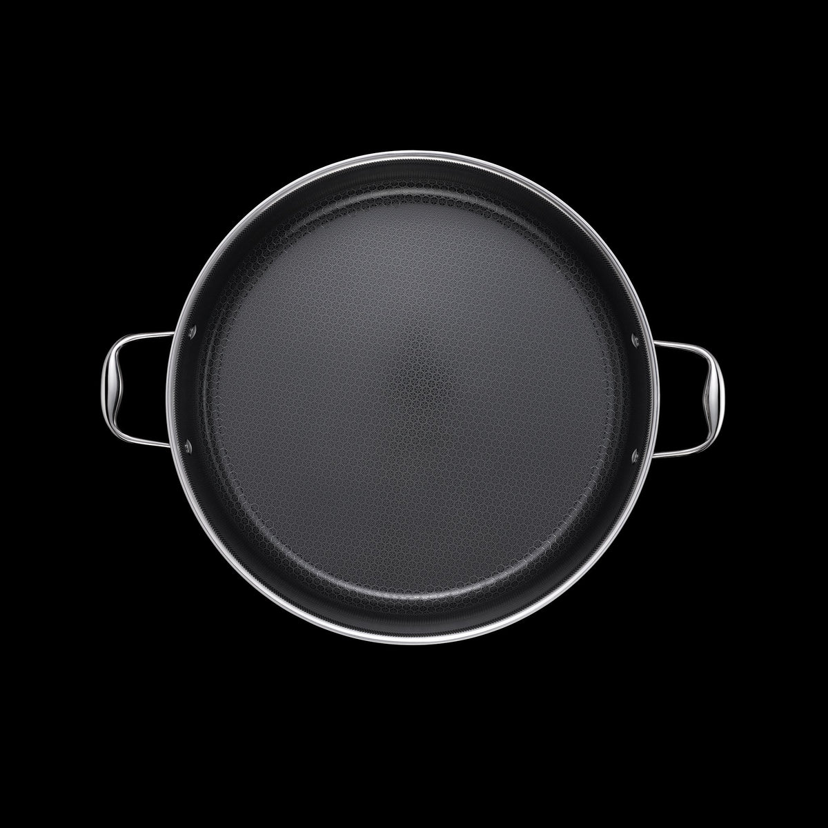 Hybrid Deep Sauté Pan with Lid, 9.5 Litre