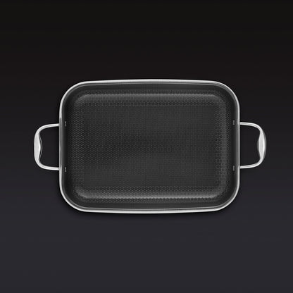 Hybrid Roasting Pan with Rack, 23 x 33 cm
