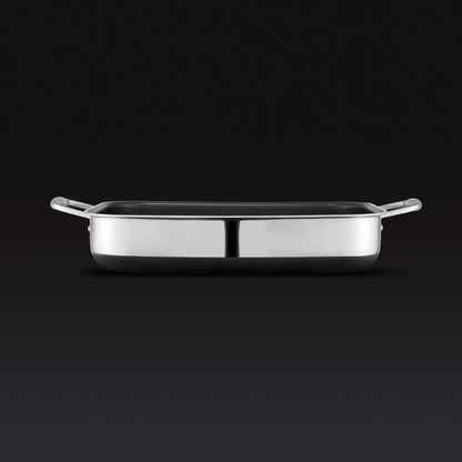Hybrid Roasting Pan with Rack, 23 x 33 cm