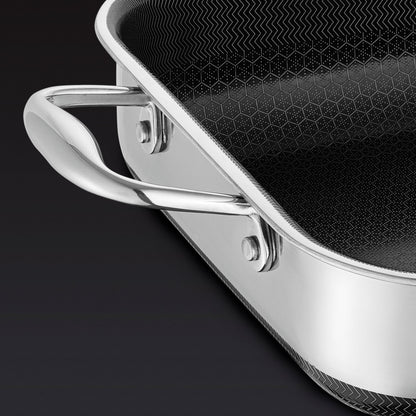 Hybrid Roasting Pan with Rack, 23 x 33 cm