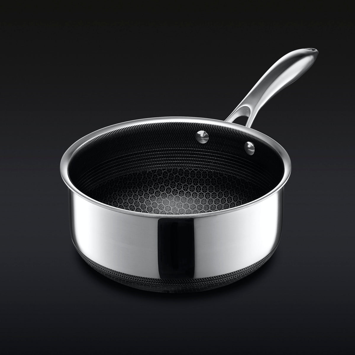 HexClad Cookware Hybrid Pot Set 6 PC