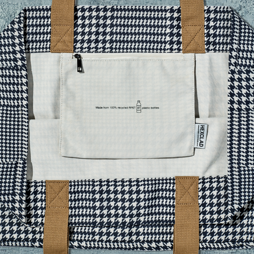 The Everything Everywhere Bag (Houndstooth‑Onyx)
