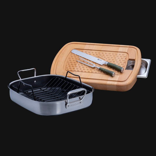 HexClad Cookware Hybrid Carving and Roasting Set